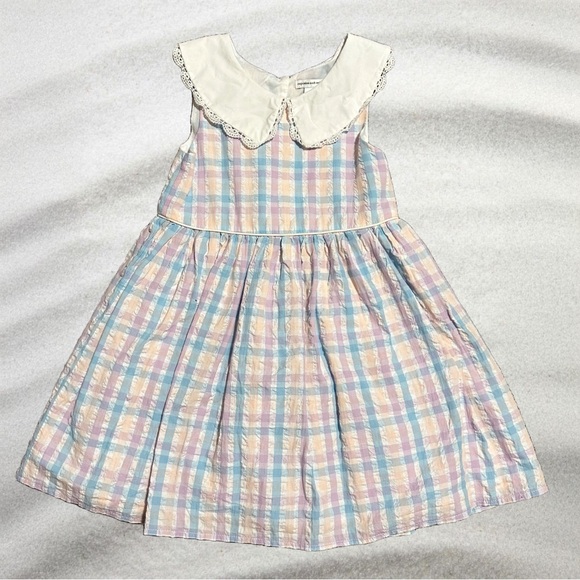 cupcakes & cashmere Other - Cupcakes and Cashmere Plaid Girls Easter Dress Size 7 EUC / Worn Once